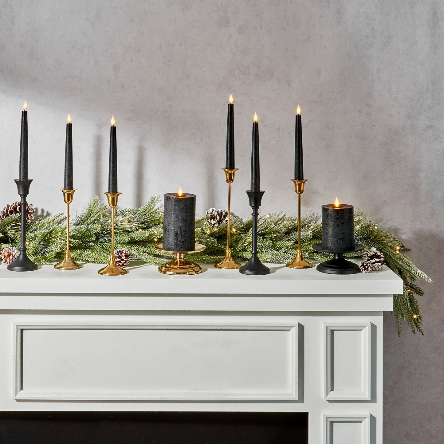 Decor Hut| Cypress Winter Garland with 100 LEDs