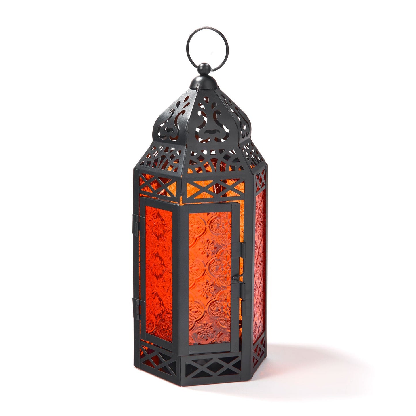 Decor Hut| Marrakesh Lantern with String Lights, Red