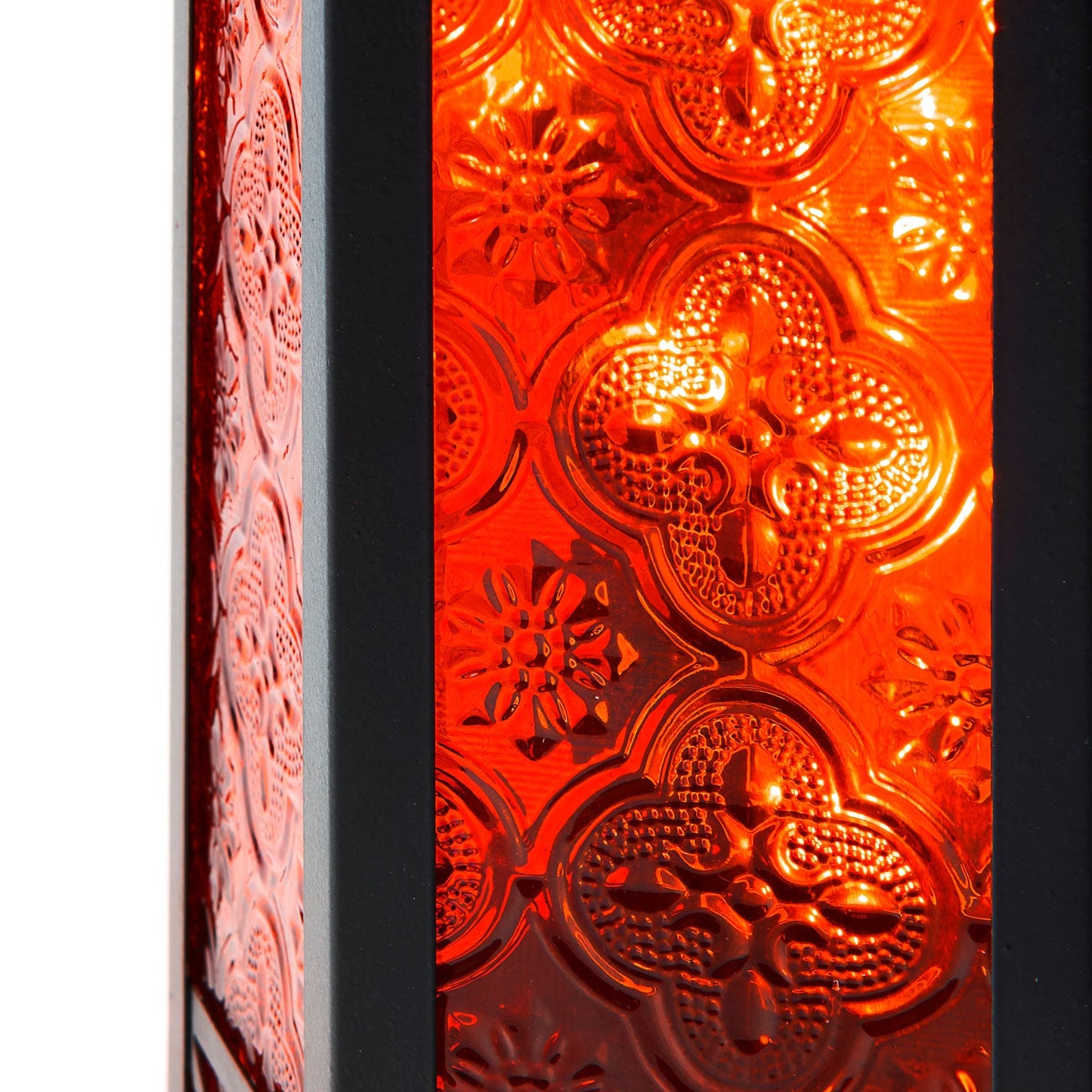 Decor Hut| Marrakesh Lantern with String Lights, Red